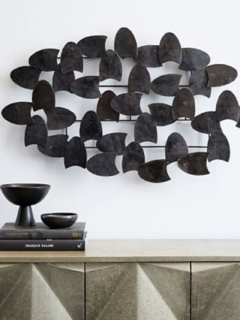 Authentic West Elm Petalo Dimensional Metal Wall Art
